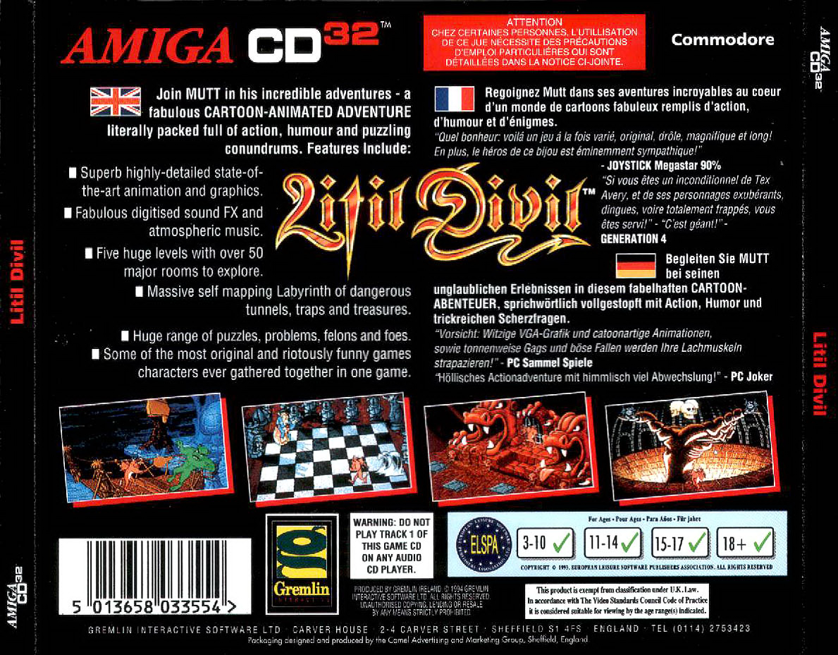 Litil Divil screenshot 3 for Amiga CD32